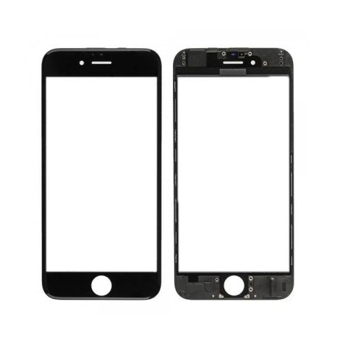 Staklo touchscreen-a + frame + OCA za Iphone 6G Crno (Crown Quality).