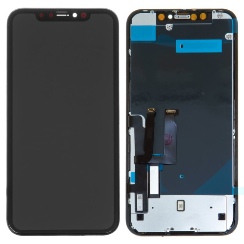 LCD Displej / ekran za Iphone XR + touchscreen Black LTPS-TFT LCD TDDI-Incell (JK).