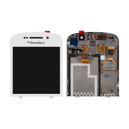 LCD Displej / ekran za Blackberry Q10 + touchscreen beli high CHA.