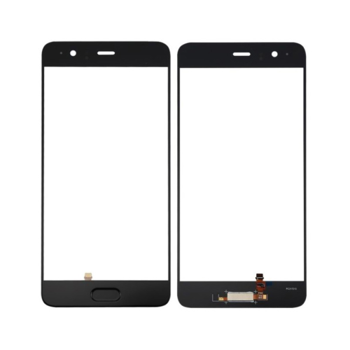 Staklo touchscreen-a za Huawei P10+Senzor otiska prsta za crno.