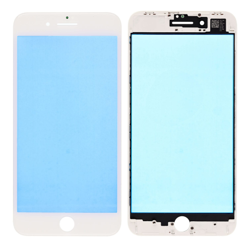 Staklo touchscreen-a+frame za Iphone 8 Plus belo AAA RW.