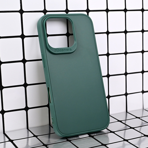 Futrola 3D Camera za iPhone 16 Pro tamno zelena.