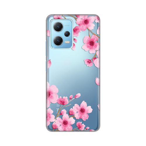 Silikonska futrola print Skin za Xiaomi Redmi Note 12 5G (EU) Rose flowers.