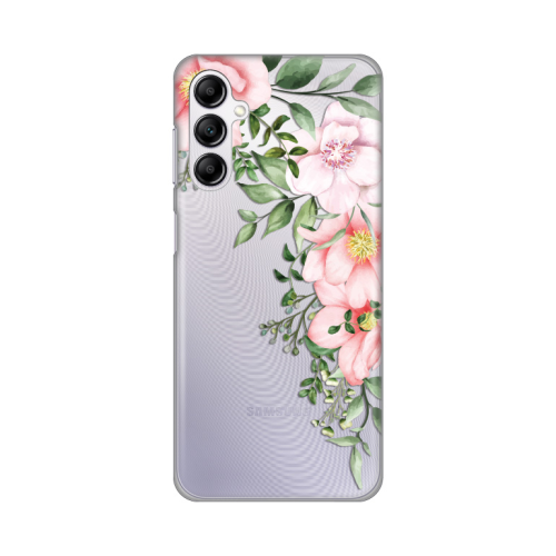 Silikonska futrola print Skin za Samsung A145R Galaxy A14 4G Gentle Rose Pattern.