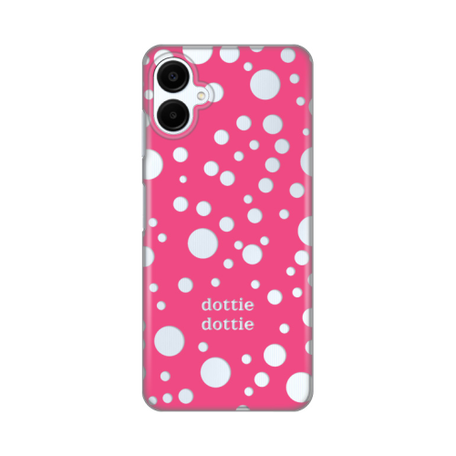 Silikonska futrola print Skin za Samsung A065F Galaxy A06 Dottie Dottie Pink.