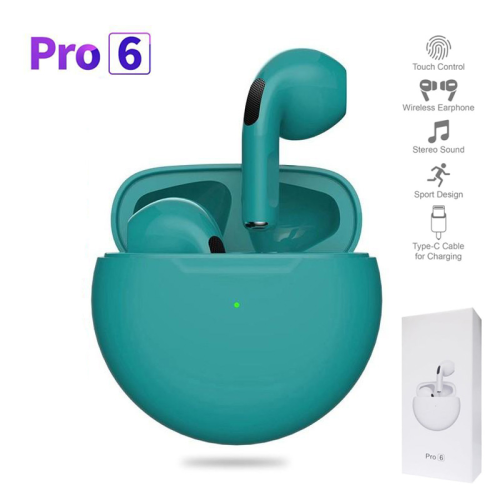 Bluetooth slusalice Airpods Pro6 zelene HQ.