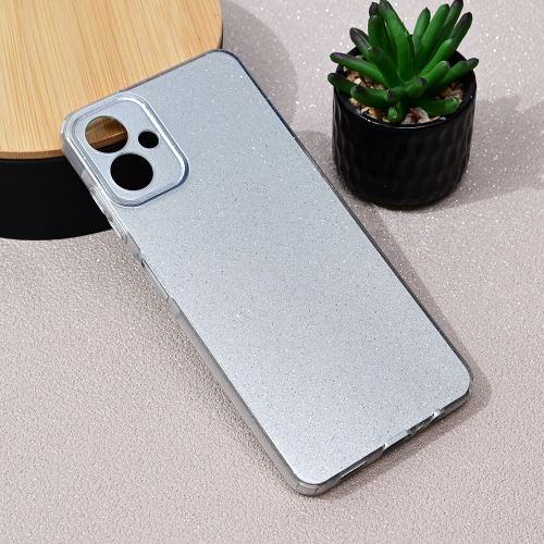 Futrola Sparkle Dust za Samsung A065F Galaxy A06 5G srebrna.