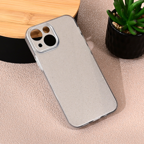 Futrola Sparkle Dust za iPhone 13 Mini srebrna.