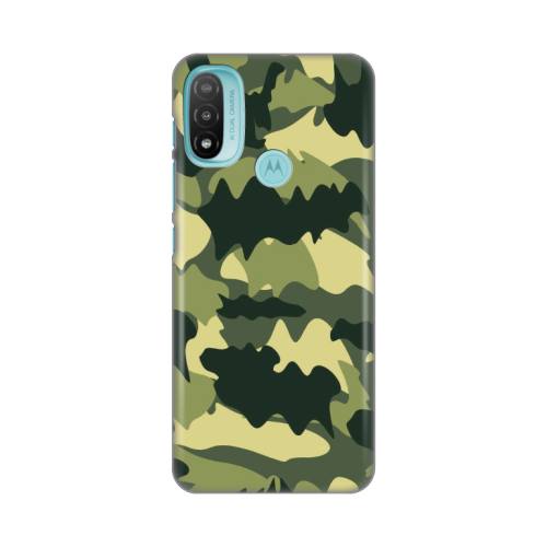 Silikonska futrola print Skin za Motorola Moto E20 Army.