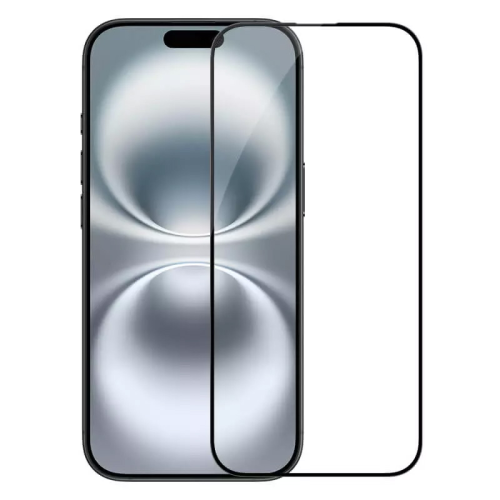 Zastitno staklo Staklena folija glass Nillkin 3D CP+Max za iPhone 16 Plus 6.7 crni.