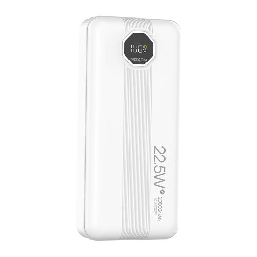 Power Bank baterija Moxom MX-PB95 20000mAh SCP22.5W+PD20W beli (MS).