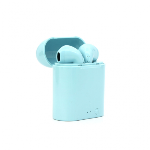 Bluetooth slusalice Airpods i7 mini svetlo plava HQ.