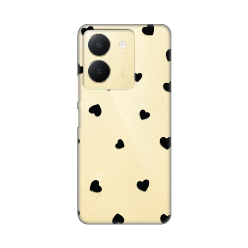 Silikonska futrola print Skin za Vivo Y36 Hearts.