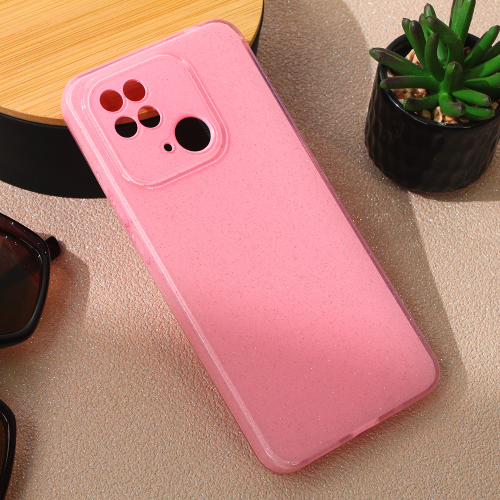 Futrola Sparkle Dust za Xiaomi Redmi 10C roze.