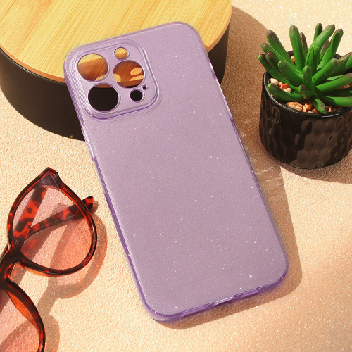 Futrola Sparkle Dust za iPhone 15 Pro Max 6.7 ljubicasta.