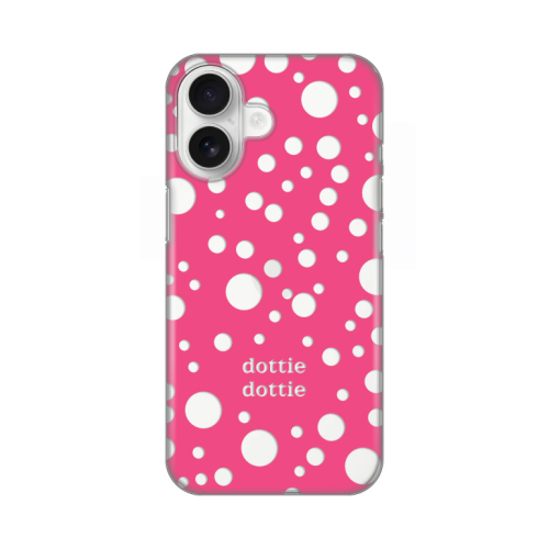 Silikonska futrola print Skin za iPhone 16 6.1 Dottie Dottie Pink.