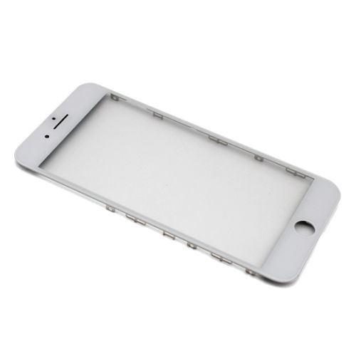 Staklo touchscreen-a za Iphone 7 Plus + frame + OCA stiker (Crown Quality) white (MS).