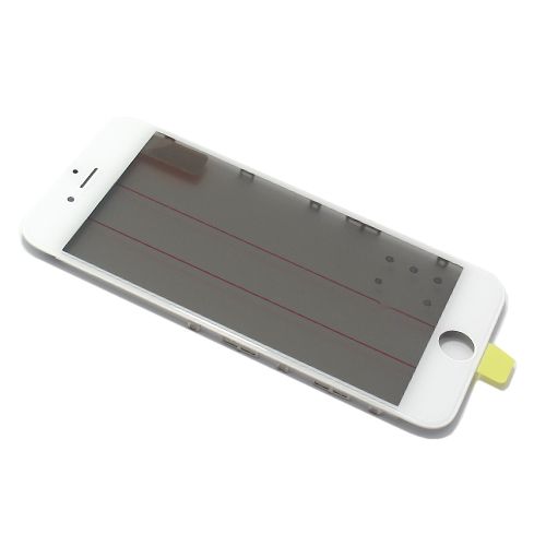 Staklo touchscreen-a za Iphone 6S sa frejmom + oca i polaroid white ORG (MS).