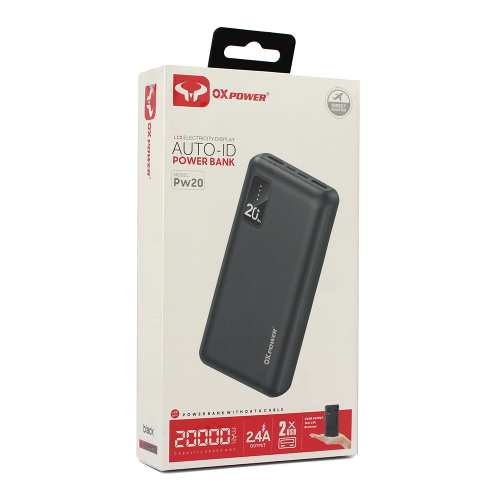 Back up baterija Oxpower PW20 20000 mAh crna.