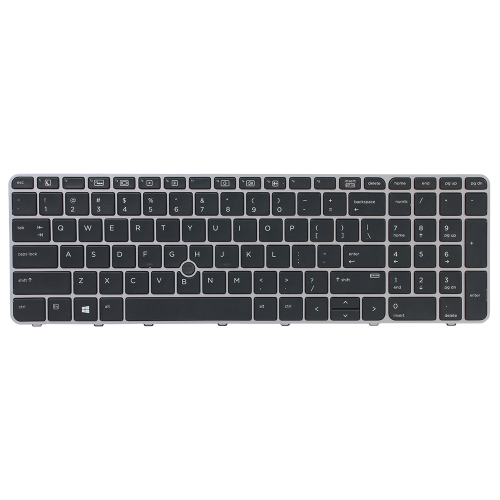 Tastatura za laptop HP 850 G3 sivi frame sa misem.