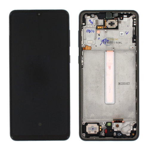 LCD Displej / ekran za Samsung A336/Galaxy A33 5G + touchscreen + frame Black Service Pack ORG/GH82-28143A.