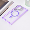 Futrola Magsafe Transparent za Samsung S928B Galaxy S24 Ultra ljubicasta.