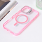 Futrola Magsafe Transparent za iPhone 16 Plus 6.7 pink.