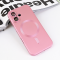 Futrola Magsafe Chrome za iPhone 16 6.1 roze.