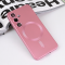Futrola Magsafe Chrome za Samsung S921B Galaxy S24 roze.