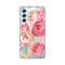 Silikonska futrola print Skin za Samsung A346 Galaxy A34 5G 5G Pink Flowers.