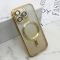 Futrola GLITTER MAGSAFE za iPhone 15 Pro (6.1) zlatna (MS).