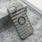 Futrola LINES LOGO CUT za iPhone 15 siva (MS).