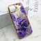 Futrola MARBLE za iPhone 15 Plus ljubicasta (MS).