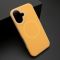 Futrola PASTEL COLOR MagSafe za iphone 16 (6.1) narandzasta (MS).
