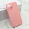 Futrola Soft Silicone za iPhone 15 roze (MS).