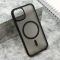 Futrola SILKY MAGSAFE mat za iPhone 14 (6.1) crna (MS).