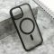 Futrola SILKY MAGSAFE mat za iPhone 15 crna (MS).