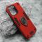 Futrola Square Ring za iPhone 15 Pro Max (6.7) crvena (MS).