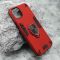 Futrola Square Ring za iPhone 15 Plus crvena (MS).