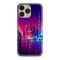 Futrola ultra tanki print providna NEON WAVE za iPhone 14 Pro Max (6.7) NW05 (MS).