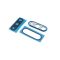 Staklo kamere za Huawei P30 Lite blue (komplet) (MS).