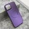 Futrola COLOR METAL MagSafe za iPhone 13 Pro Max (6.7) ljubicasta (MS).