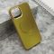 Futrola COLOR METAL MagSafe za iPhone 12 zlatna (MS).