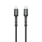 Data kabl Teracell Evolution PD Type C na iPhone 11/12/13 lightniing crni 1m.