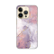 Silikonska futrola print za iPhone 14 Pro Pink Marble.