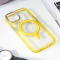 Futrola Frame Magsafe za iPhone 14 zuta.