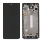 LCD Displej / ekran za Samsung A528B/Galaxy A52s 5G + touchscreen + frame Black Service Pack ORG/GH82-26861A.
