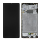 LCD Displej / ekran za Samsung A325/Galaxy A32 2021 + touchscreen + frame Black Service Pack ORG/GH82-25566A.