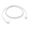 USB data kabl pleteni za iPhone 60W Type-C na Type-C 1m beli (MS).
