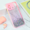 Futrola Frame Glitter za Xiaomi Redmi 12C roze.